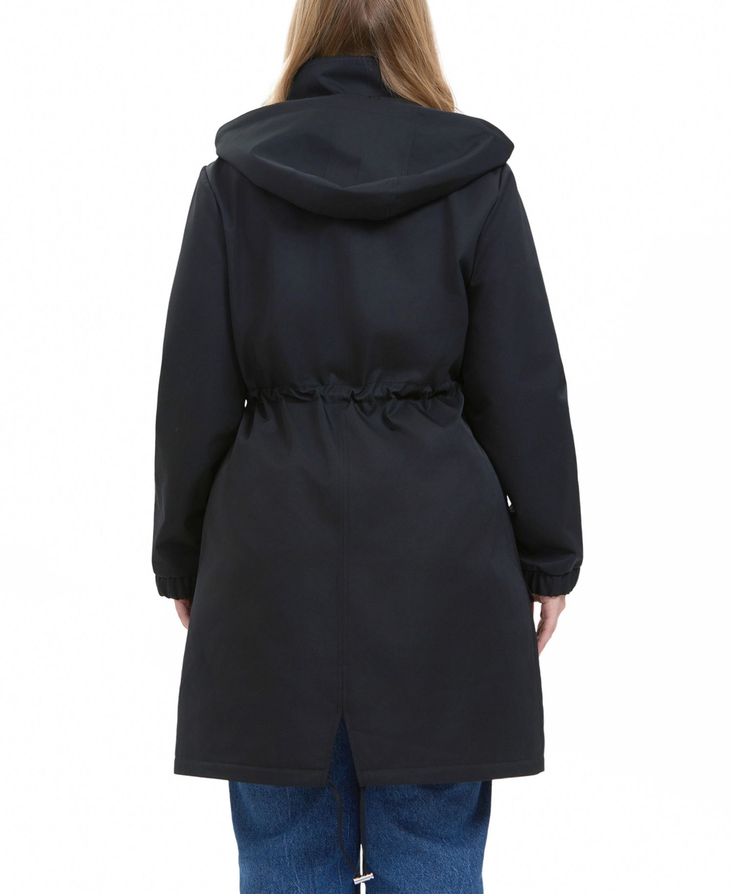 Plus Size Hooded Anorak Jacket