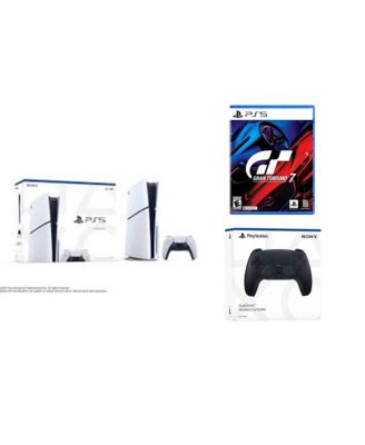 5 Slim Disc Bundle with an Extra DualSense Controller and Gran Turismo 7