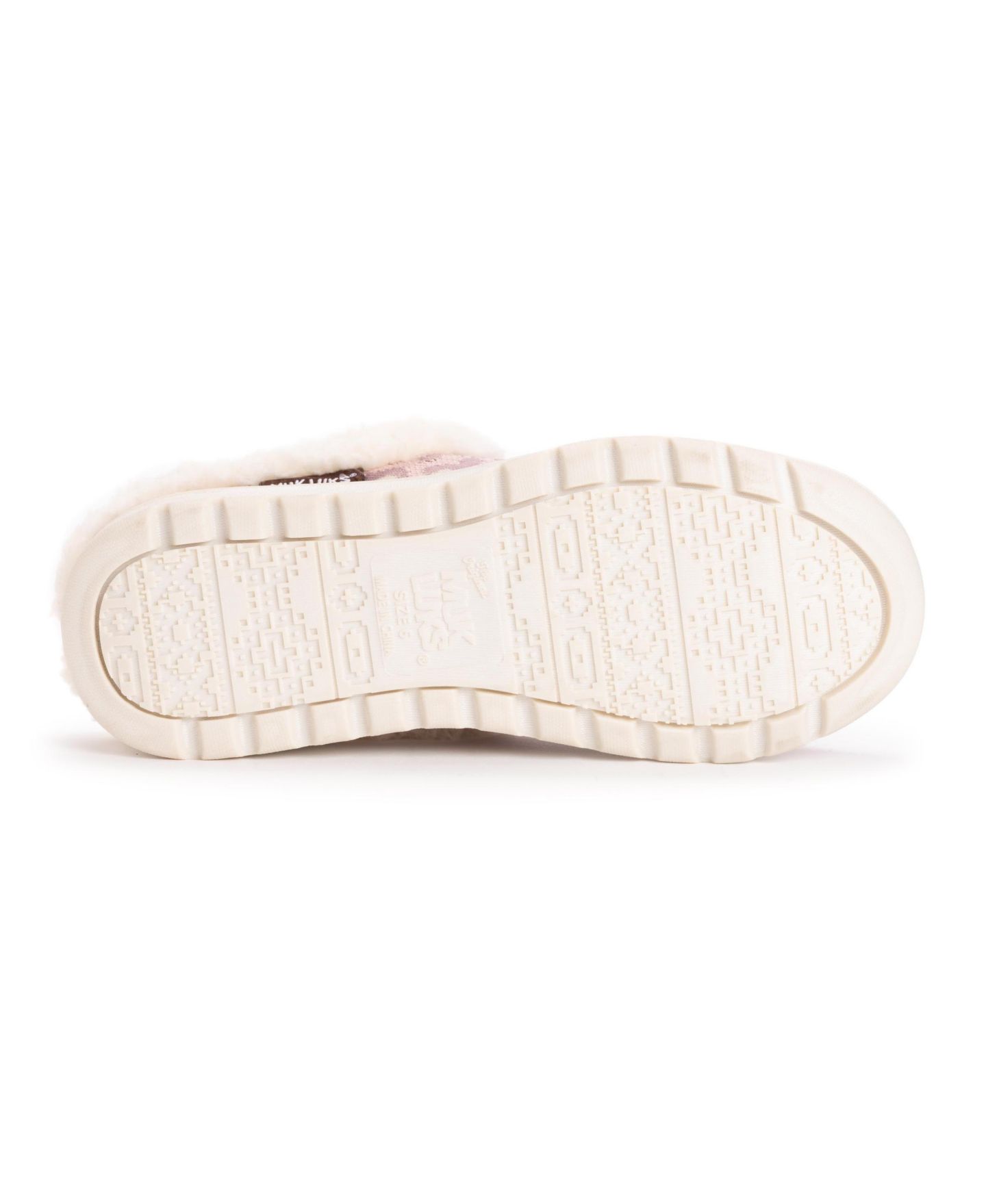 Женские тапочки MUK LUKS Nony Flyknit Slippers, цвет: Пудровый — фото 7