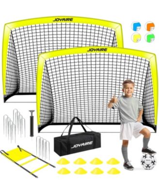 6x4ft 5 Layer Portable Pop Up Soccer Goal Set