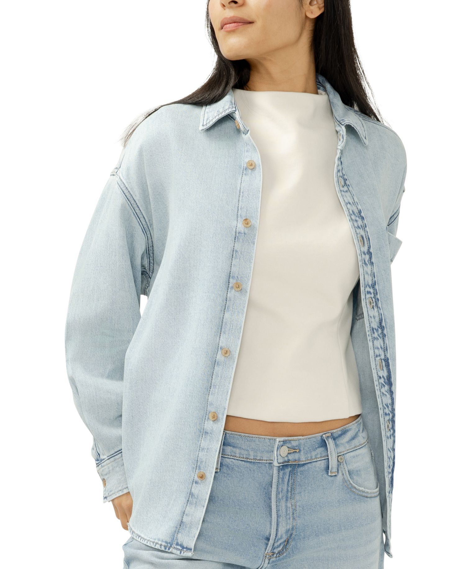 Women's Relaxed Button-Up Shirt