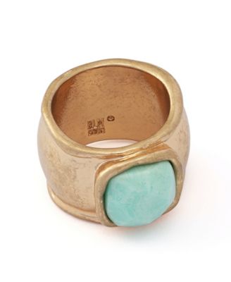 Turquoise Stone Band Ring