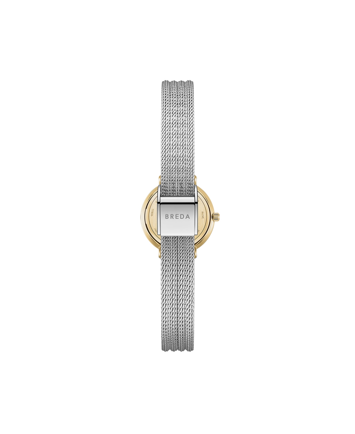 Breda Beverly Tethered 1760b Gold and Stainless Steel Metal Bracelet Watch, 25mm