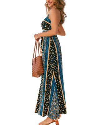 Women's Abundant Floral Maxi Beach Dress