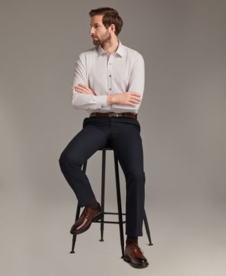 Men's Regular Fit Micro Dot Dress Shirt