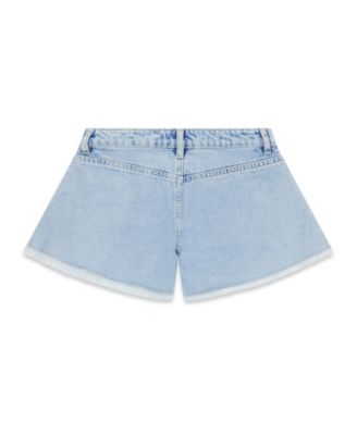 Girls' 7-16 Rhinestone Denim Shorts