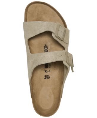 Men's Arizona Suede Leather Soft Footbed Sandals from Finish Line