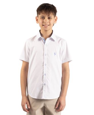 Big Boys Signature Oxford Short Sleeve Shirt