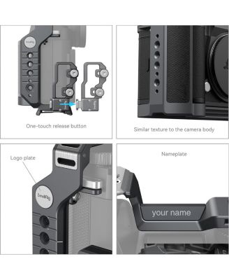 Camera Cage with Cable Clamp for Leica SL3 and SL3-S