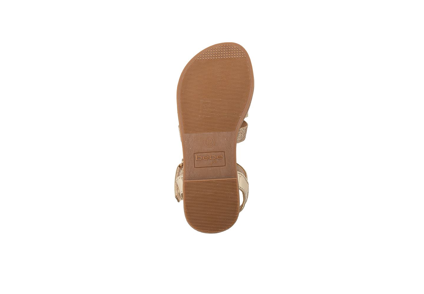 Сандалии Bebe Fashion Sandals - Stylish Dressy Shoes with Cherry Charm and Signature Logo Hardware для девочек, цвет: Светлый золотой — фото 5