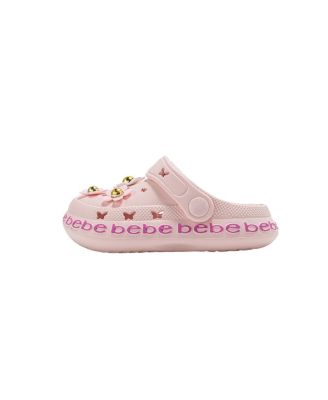Big Girls Comfort EVA Clogs - Slip - On Comfy Shoes with Flower Charms