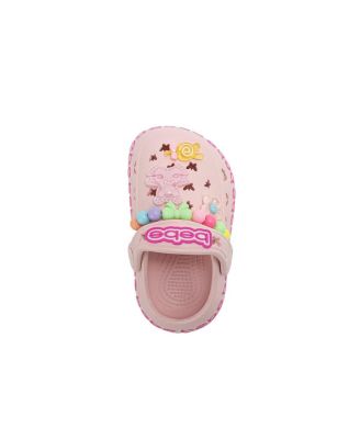 Toddler Lightweight EVA Clogs - Slip - On Comfy Shoes with Bracelet and Charms