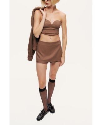 Women's Tailored Wrap Mini Skort