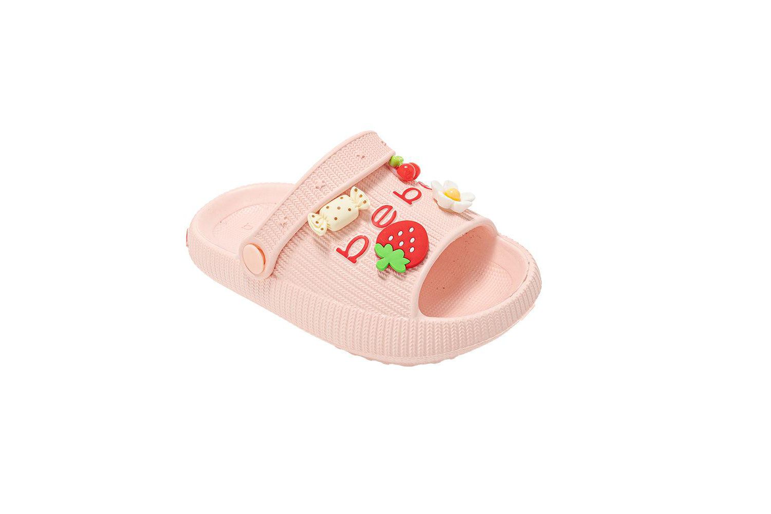 Little Girls Lightweight EVA Slide with Charms