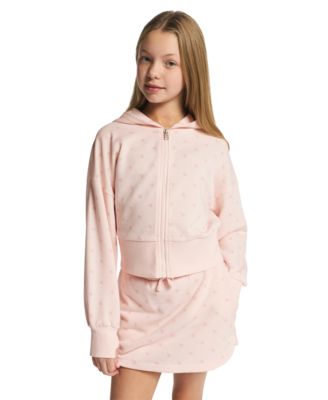 Girls' 7-16 Flocked Pull-On Skort