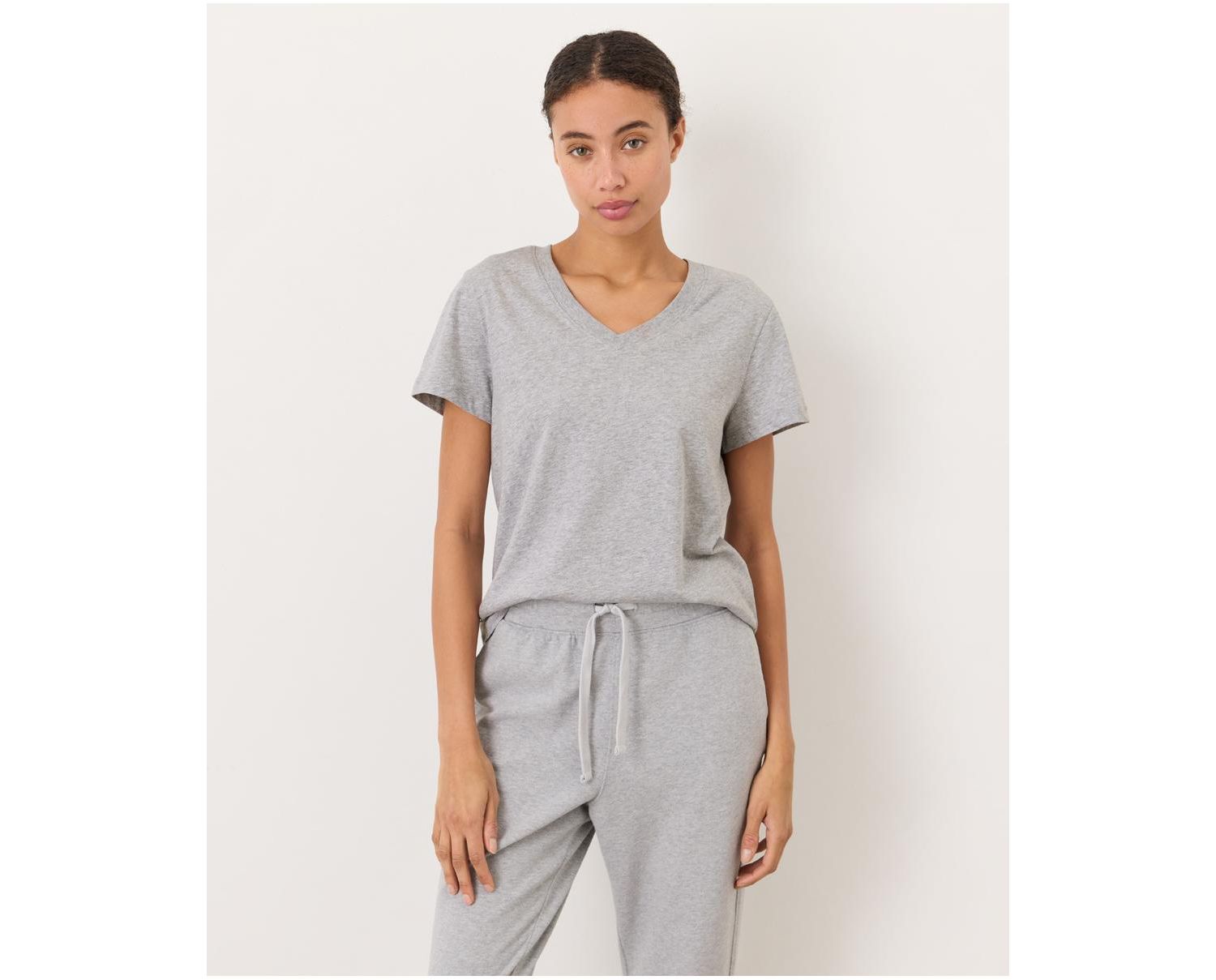 Women's Organic Cotton Softspun Essential V-Neck Tee