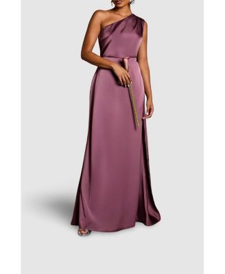 Women's One Shoulder Maxi Dress