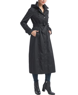 Women's kimi + kai Aine Hooded Long Rain Coat