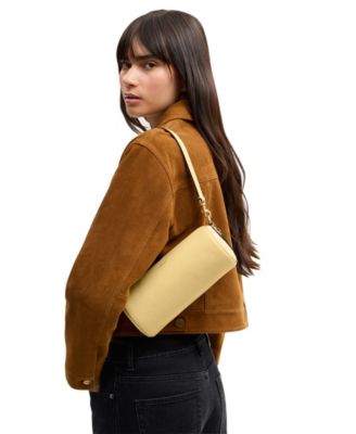 Barrel Small Leather Slim Shoulder Bag
