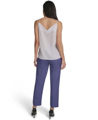 Women's Strappy Floral Camisole Top