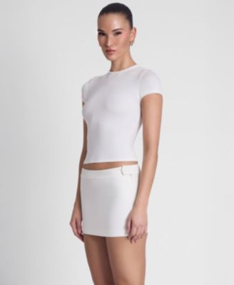 Women's Classic Column Micro Mini Skirt