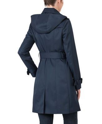 Women's kimi + kai Classic Hooded Trench Coat