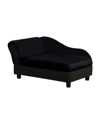 Small Pet Sofa with Storage & Tufted Cushion
