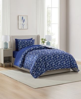 Luxury Soft Botanical Design 5-Pc. Comforter Set, Twin