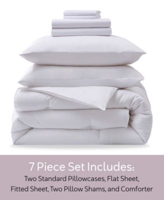 Luxury Soft Modern Design 7-Pc. Comforter Set, Queen