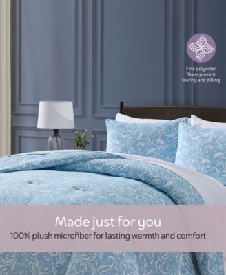 Luxury Soft Biomorphic Design 5-Pc. Comforter Set, Twin