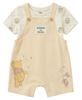 Baby Boys' Short-Sleeve T-Shirt and Shortall, 2-Piece Set