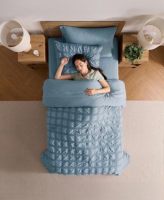 Luxury Soft Seersucker Design 5-Pc. Comforter Set, Twin/Twin XL