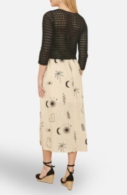 Women's Crochet Cotton Twisted Bolero Top