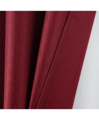 Polyester 140 GSM Sedona Jacquard Grommet Curtain Panel