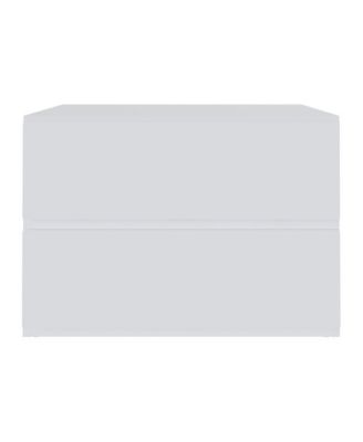 Nightstand With 1-Drawer And Folding Door.