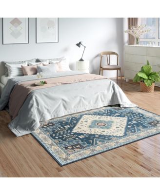 Area Rugs 5'4'' x 7'7'' Faux Wool Fabric Doormat Home Carpet Living Room Bedroom