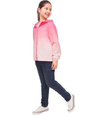 Girls Lightweight Fleece-Lined Windbreaker
