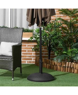 20'' Outside Umbrella Base Sd Market Parasol Holder for Lawn, Deck, Backyard