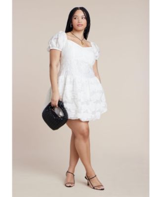 Women's Textural Mini Bubble Dress