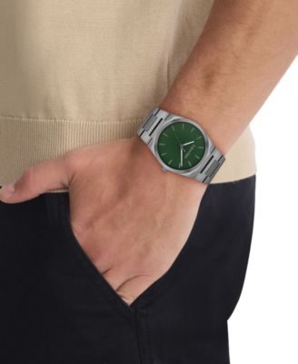 Men's CK Empower Gray IP Stainless Steel Bracelet Watch, 40mm