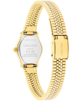 Women's CK Contemporary Gold Tone Stainless Steel Bracelet Watch, 18mm