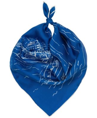 Conversational Small Square Scarf