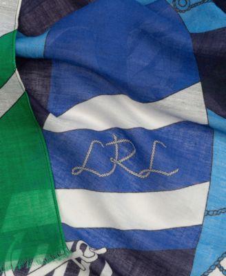 Abstract Sails Small Oblong Scarf