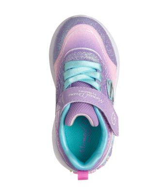 Toddler Girls' My Dreamers - Lil Mermaid Light-Up Fastening Strap Casual Sneakers from Finish Line