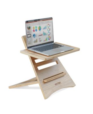 High Rise Acacia Wood Laptop Riser