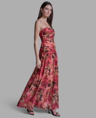 Women's Strapless Maxi Dress
