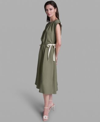 Women's Sleeveless Midi Dress