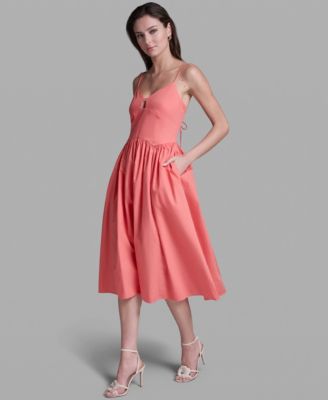 Women's Sleeveless Midi Dress