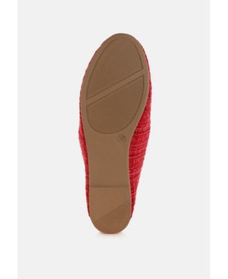 Womens Drairi Horsebit Detail Tweed Loafers