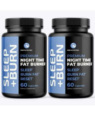 Night Time Fat Burner to Shred While You Sleep | Belly Fat Burner, Carb Blocker & Weight Loss Support Supplements | 2 Pack